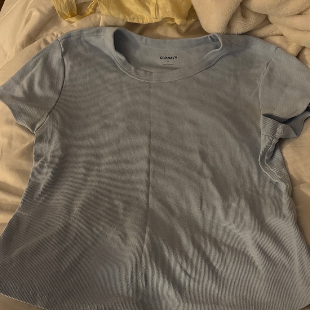 Old Navy Women's Sky Blue Short Sleeve Tee